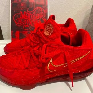 Size 10.5 Nike LeBron 17 Low PH “University Red/Metallic Gold”